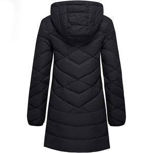Chaqueta acolchada gruesa con capucha para mujer, Chaqueta larga acolchada de Invierno para mujer, producto de gran oferta, chaqueta acolchada para mujer, la mejor longitud hasta el suelo - Product Image 5