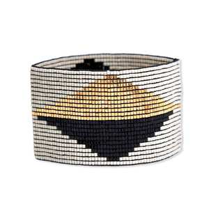 Pulsera de bordado de cuentas hecha a mano india con diseño de cuentas de semillas Pulseras de bordado de cuentas de semillas de diseño personalizado para regalos - Product Image 5