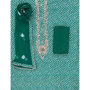 Conjunto de traje de algodón sin coser para mujer, estampado a mano - Product Image 1