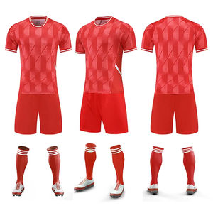 Maillots de football à sublimation personnalisée avec impression numérique Logo couleur personnalisé Tailles adultes unisexes Spandex/Coton 100% Polyester Matériel - Product Image 2