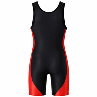 Combinaison de lutte personnalisée bicolore, respirante, extensible, séchage rapide, uniforme d'équipe, OEM ODM, vente en gros