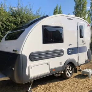 Remolque de campamento de alta calidad Mini Teardrop Mini Caravan Travel Camper Camping Trailers con ducha a la venta a Europa EE. UU. - Product Image 1