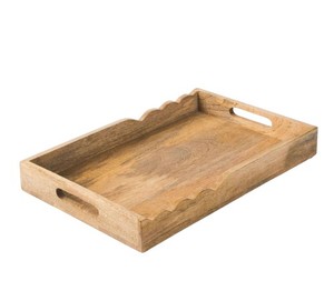 Meilleure vente Plateau de service en bois de luxe fait à la main Personnaliser plateau de service décoratif en bois de qualité supérieure Plateau de service en forme de rectangle - Product Image 4