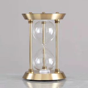 นาฬิกาทรายโลหะทันสมัยที่ขายดีที่สุดพร้อมดีไซน์ตามสั่งสำหรับตกแต่งสำนักงานและใช้เป็นของขวัญ - Product Image 6