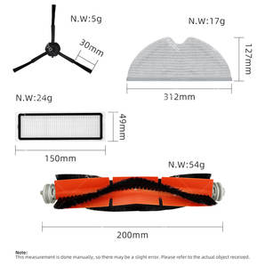 Ajustement pour <span class=keywords><strong>Xiaomi</strong></span> Mijia 1C <span class=keywords><strong>Dreame</strong></span> <span class=keywords><strong>F9</strong></span> brosse principale rouleau brosse latérale filtre vadrouille tampons sac à poussière Kits remplacement pour <span class=keywords><strong>Xiaomi</strong></span> - Product Image 6