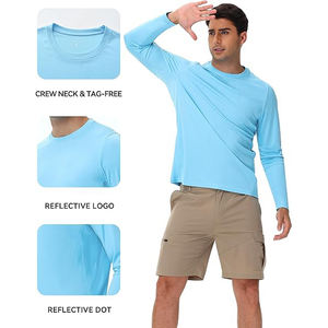 Chemise de bain UPF, protection anti-UV, tissu extensible léger pour la sécurité solaire lors du surf, de la plongée et des jeux de plage - Product Image 4