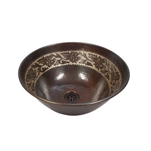Fregadero de lavabo martillado de cobre con fregadero de forma rectangular de la mejor calidad para uso de utensilios de cocina - Product Image 6