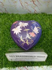 Mini urna en forma de corazón azul para cenizas, puede grabarse en diferentes colores, perfecta para urnas de cremación - Product Image 5