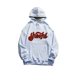 2025 High Quality Customization <b>Men's</b> Winter <b>Hoodie</b> with Puff Print 100% Cotton Regular Length - Product Image 3