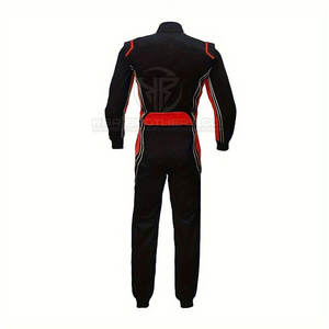 Premium Kart Racing Suit Construcción de doble capa para seguridad adicional Go Kart Race Suit Cinturón ajustable - Product Image 3