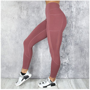 Leggings de sport bon marché, leggings de fitness taille haute avec poches, vêtements de gym pour femmes - Product Image 3
