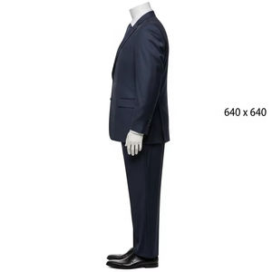 Trajes de Negocios de Talla Grande para Hombre, Tela Premium de Poliéster y Rayón, Corte Entallado, Ropa Formal de Oficina, Diseño Personalizado, Trajes al por Mayor - Product Image 2