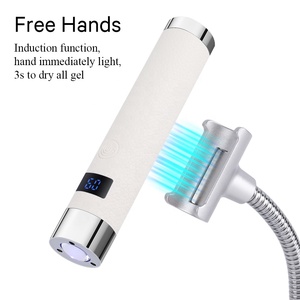 Máy sấy sơn gel đèn <span class=keywords><strong>UV</strong></span> LED tích điện chuyên nghiệp mới, cảm biến AI, một đèn, dành cho làm nail nghệ thuật tại nhà - Product Image 4