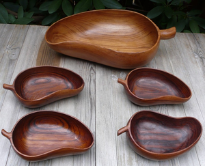 <b>Wood</b> <b>Bowl</b> Decorative <b>Mango</b> Shape Handicrafts Top Selling <b>Wood</b> dinner <b>Bowl</b> Hot Sale - Product Image 1