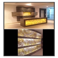 Revêtement mural en marbre translucide ultra-fin 100 % naturel, flexible et pliable, dalle décorative en pierre durable, garantie 5 ans