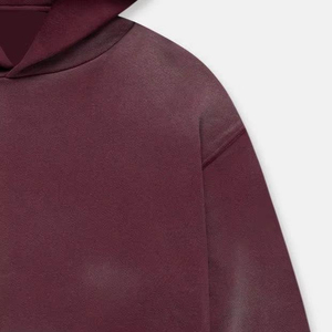 <b>Men</b> <b>Black</b> Full Zipper Acid Wash Hoodie Pullover Kangaroo Pockets Unisex 100% Cotton Loose Fit Vintage Custom Streetwear Hoodies - Product Image 6