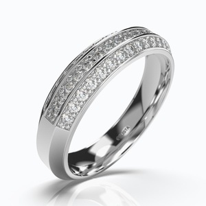 Hot Statement Bridal <b>Ring</b> Set 925 Sterling Silver CZ Stone OEM ODM Wedding <b>Rings</b> for <b>Couples</b> Set and Engagement - Product Image 3