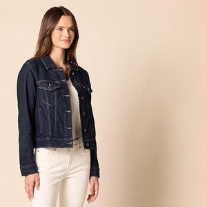 Dernier modèle de veste en jean pour femmes Veste en jean grande taille respirante pour femmes prix bon marché pour la saison d'hiver vente en gros - Product Image 1