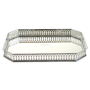 Bandeja de Mármol Natural para Queso, Rectangular Decorativa, Bandeja de Mármol Verde para Servir, Bandeja de Mármol para Joyería con Asas Doradas - Product Image 3