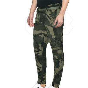 Vente en gros d'usine de pantalons cargo pour hommes meilleure qualité en coton avec poches latérales Offres Spéciales à motif droit style décontracté - Product Image 3
