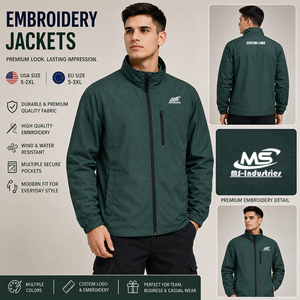Wholesale Windproof Zipper <b>Jacket</b> Solid Color Stand Collar Casual Autumn Outdoor Wear Regular Fit Polyester Shell <b>Men's</b> <b>Jackets</b> - Product Image 4