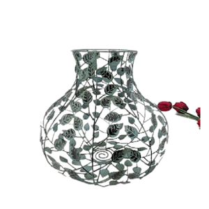 Vase à fleurs en métal en aluminium pur Pots de décoration de maison modernes Vente chaude Nouveau look pour mariage et salon - Product Image 6