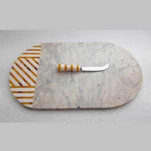 Planche à découper en bois, planche à servir le fromage, passe au lave-vaisselle, durable, facile à nettoyer, 2,0 cm d'épaisseur, accessoires de cuisine - Product Image 2