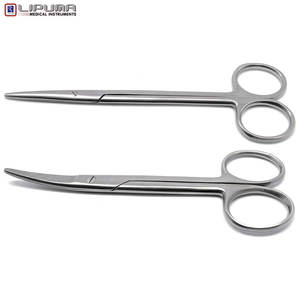 Ciseaux Metzenbaum manuels de haute qualité, droits et courbés, 6 pouces, à pointe arrondie, certifiés MOL, médicaux, chirurgicaux, vétérinaires - Product Image 2