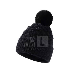 Nueva llegada Tejer Gorros Sombreros 100% Lana Hecho Tejer Gorros Sombreros Jacquard Gorros Sombreros - Product Image 4