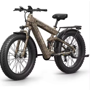 Bicicleta Eléctrica Original de 1350W con Suspensión Completa para Adultos, 48V 30AH, Batería Dual, Alcance de 130 Millas con 60V 36V - Product Image 1