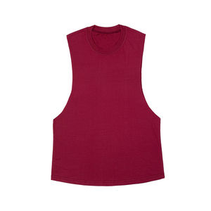 Camiseta de Gimnasio Personalizada al por Mayor para Hombre, Mezcla de Poliéster/Algodón, Secado Rápido, Estilo Vintage, Camiseta Deportiva para Fitness, Chaleco Transpirable - Product Image 4