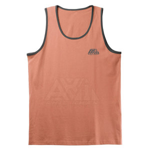 High Quality Breathable Eco-Friendly Men Tank Top Slim Fit Fitness Wear Low MOQ Customizable Polyester/Cotton Crew Neck - Product Image 1