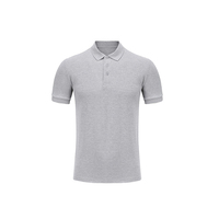 Logo personnalisé T-shirts de golf pour hommes Nouvelles tendances 100% coton couleur unie pour Polo T-Shirt 220 grammes de tissu tricoté poids