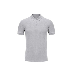 Logo personnalisé T-shirts de golf pour hommes Nouvelles tendances 100% coton couleur unie pour Polo T-Shirt 220 grammes de tissu tricoté poids - Product Image 5