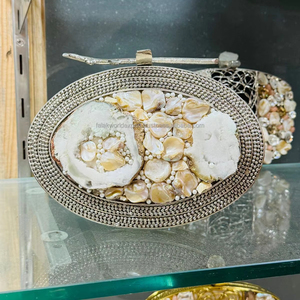 Hot Bán Nhựa Ly Hợp Thiết Kế Kim Loại Xử Lý Ví Cho Phụ Nữ Xu Hướng Tay Ly Hợp Túi Buổi Tối Túi Đám Cưới Cô Dâu Tắm Fwe - Product Image 2