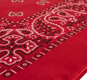 Wholesale In-Stock Custom Ethnic Bandanas Printed Black Cotton Silk Polyester Bandana Scarf with Logo - Product Image 6