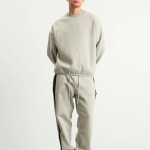 Fabricant de vêtements, vente en gros, sweat-shirts à col rond en coton mélangé personnalisés, 350 g/m², sweat-shirts pour hommes, par Ako - Product Image 3