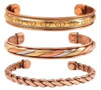 Bracelet jonc en cuivre sculpté de haute qualité, écologique, promotionnel, luxueux, tendance, couleur personnalisable, unisexe