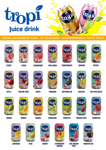 Tropi น้ำซุปข้นผักผลไม้มะละกอ330มล. สินค้าใหม่อัปเดตรสชาติบรรจุในกระป๋องหรือขวด - Product Image 2