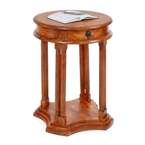 Jaipur elegante mesa de teléfono de madera maciza librería diseño elegante para uso doméstico o de oficina - Product Image 2