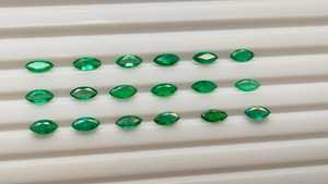 Pierres précieuses en vrac taillées en marquise naturelle émeraude de Zambie de super qualité disponibles dans les prix de gros fournisseur en ligne affaire en gros - Product Image 3