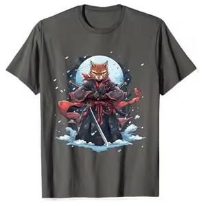 เสื้อยืดคอปกแบบคลาสสิกสำหรับผู้ชายผ้าคอตตอน100% สีพื้นพิมพ์ลายย้อมสีล้วนสำหรับฤดูร้อนฤดูใบไม้ร่วงมีให้เลือกหลายสี - Product Image 5