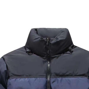 Chaqueta de Invierno Acolchada de Lona para Hombre de Primera Calidad con Logotipo Personalizado Impreso en la Parte Delantera, Impermeable, Venta al Por Mayor - Product Image 2