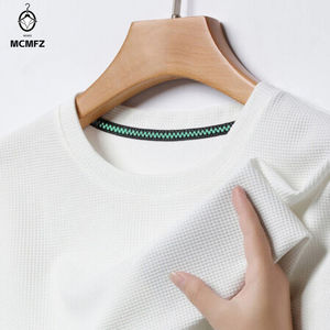 Ntroducing <span class=keywords><strong>la</strong></span> nuova squisita estate Waffle girocollo a maniche corte t-shirt, una lussuosa aggiunta agli uomini a maniche corte - Product Image 5