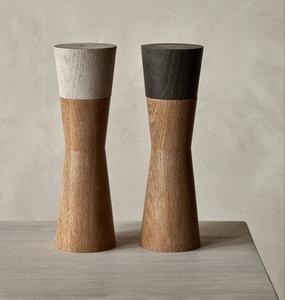 Recubrimiento de madera sobre envío con juego de sal y pimienta de Color dorado Accesorios de cocina Ideas de nuevos productos 2025 Utensilios de cocina - Product Image 1