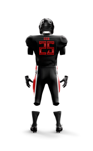 New High Quality Custom Breathable Men's American Football Uniform Set Short Sleeve <b>Polyester</b> Jerseys Pants Sublimation Printed - Product Image 4