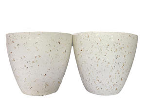 Macetas de terrazo, maceta, Juego de 3 - Product Image 4