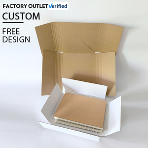 Jumbo Kraft Easy Fold Book CD Mailer Bookfold Lp A3 A4 Revista Tamaños Disco de vinilo Caja de cartón Mailers - Product Image 2