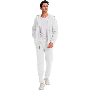 Survêtement pour homme 2025, décontracté, logo personnalisé, hiver, grande taille, design uni, écologique, 100% coton, respirant - Product Image 4