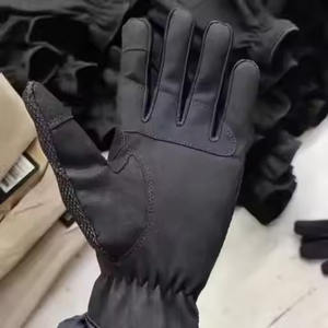 Gants d'équitation en cuir véritable Super Grip Gants d'équitation multicolores doux et confortables Gants d'équitation d'hiver pour femmes - Product Image 6